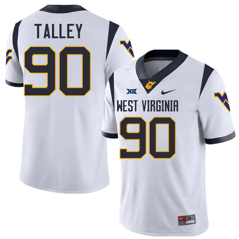 Darryl Talley WVU Jersey,West Virginia Mountaineers #90 Darryl Talley Jersey Youth College-White